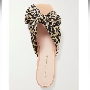 Brand new without tags loeffler Randall sandals leopard size 9